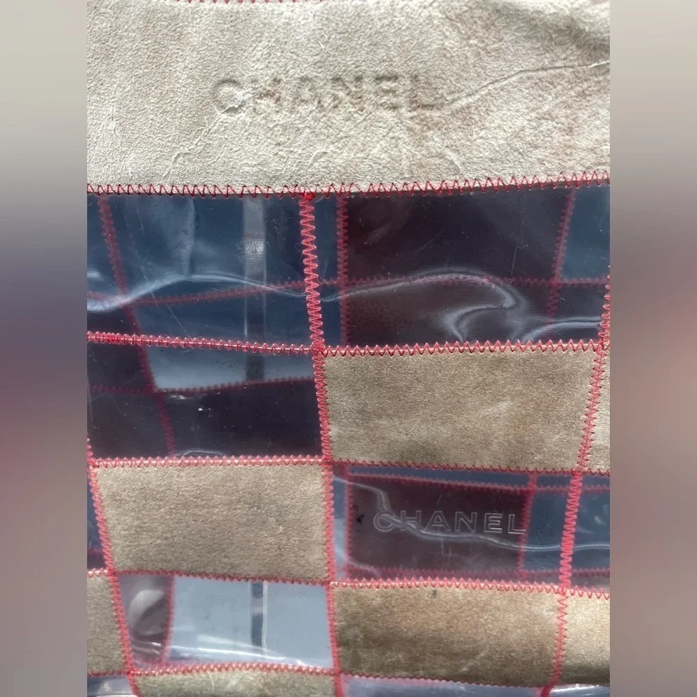 Chanel Naked Patchwork Suede and PVC Tote